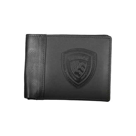 Blauer Black Leather Wallet