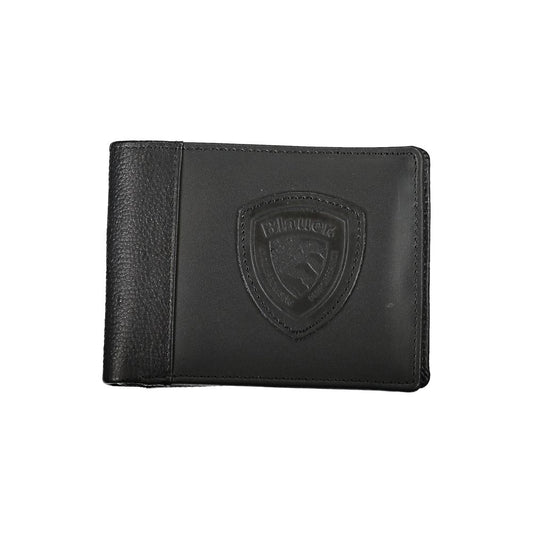 Blauer Black Leather Wallet