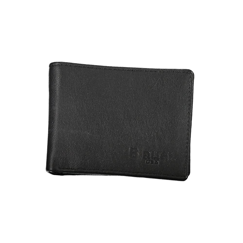 Blauer Black Leather Wallet