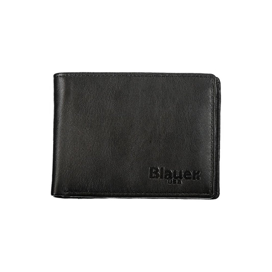 Blauer Black Leather Wallet