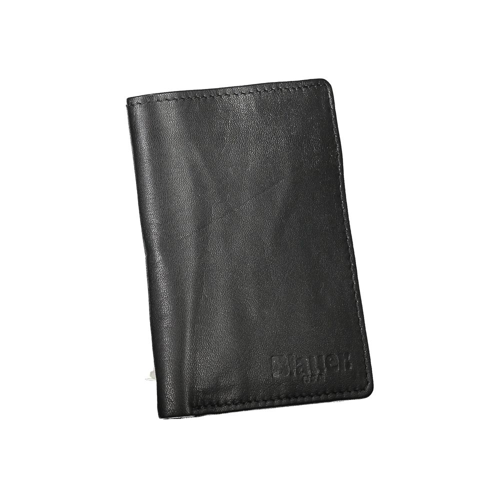 Blauer Black Leather Wallet