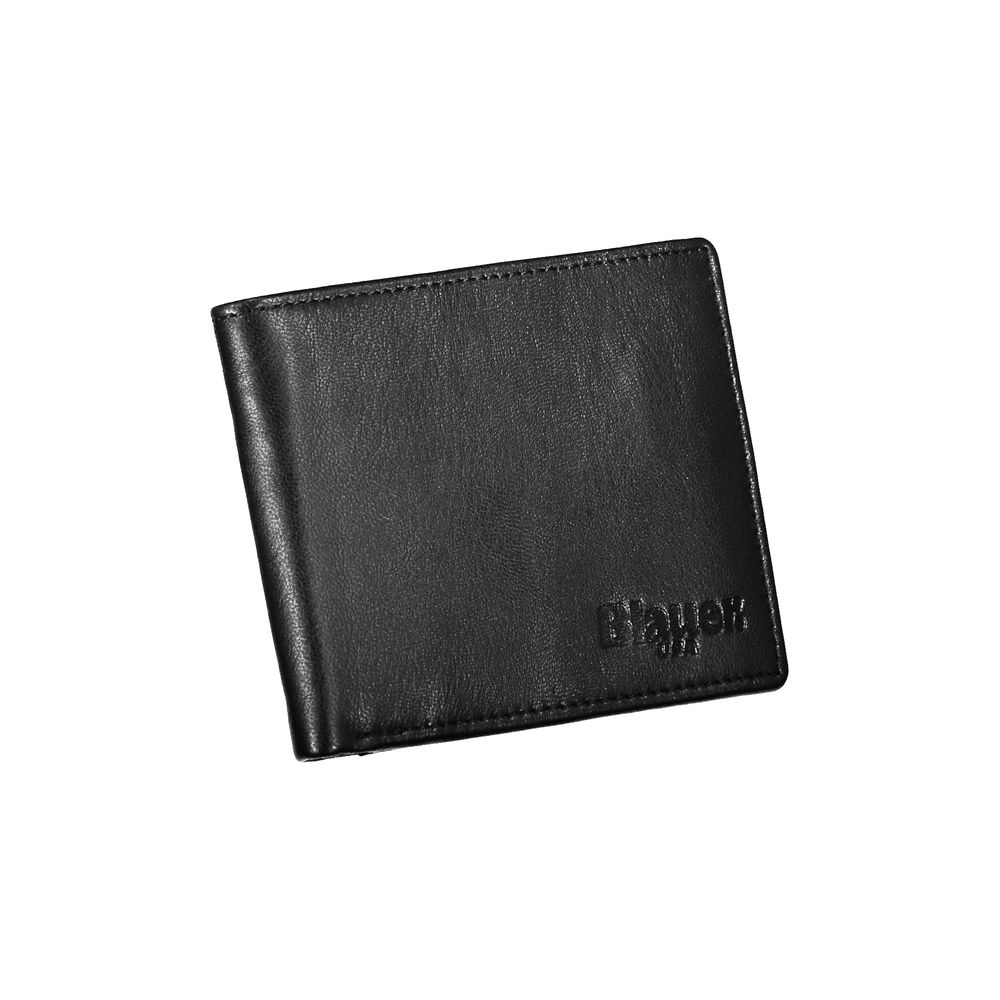 Blauer Black Leather Wallet