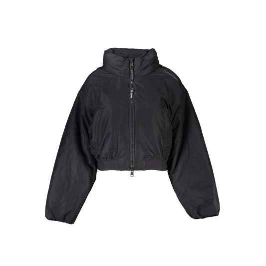 Calvin Klein Black Polyester Jackets & Coat
