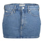 Calvin Klein Light Blue Cotton Skirt