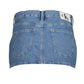 Calvin Klein Light Blue Cotton Skirt
