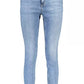 Calvin Klein Light Blue Cotton Jeans & Pant