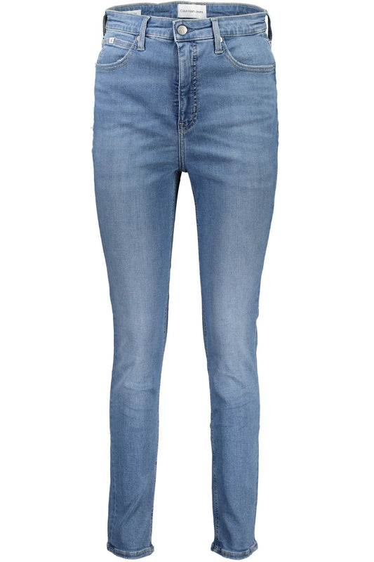 Calvin Klein Light Blue Cotton Jeans & Pant