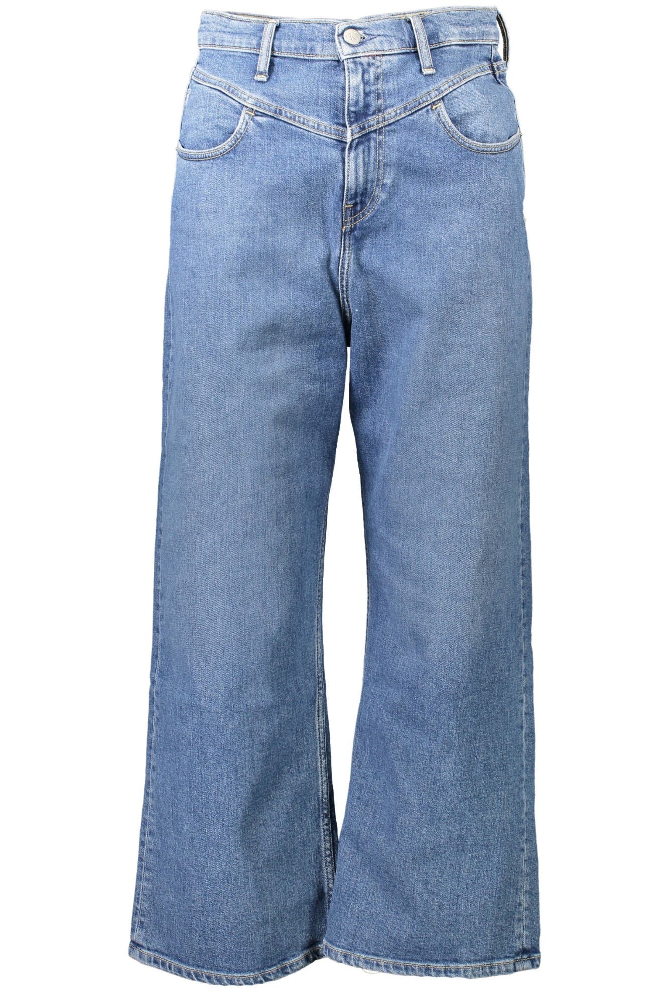 Calvin Klein Blue Cotton Jeans & Pant