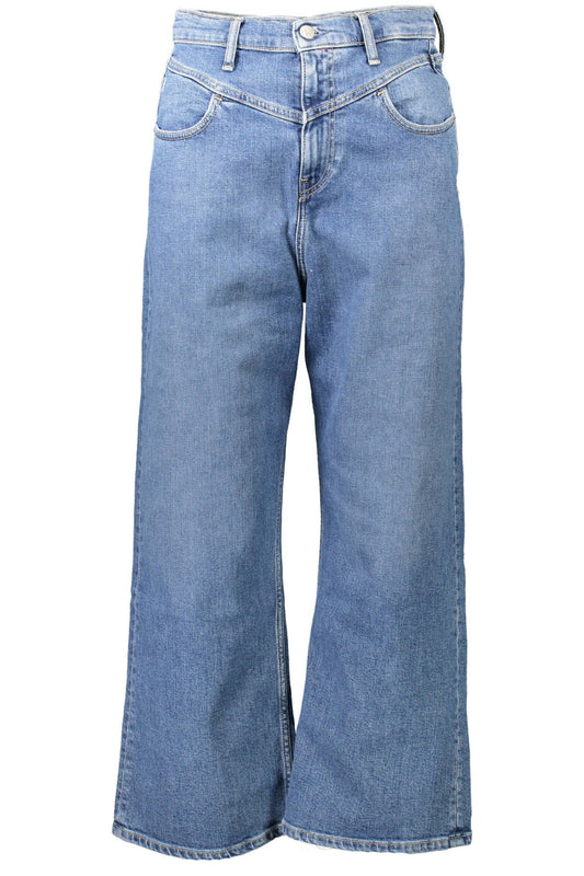 Calvin Klein Blue Cotton Jeans & Pant