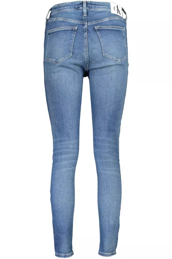 Calvin Klein Blue Cotton Jeans & Pant