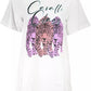 Cavalli Class White Cotton Dress