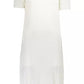 Cavalli Class White Viscose Dress