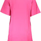 Cavalli Class Pink Cotton Dress