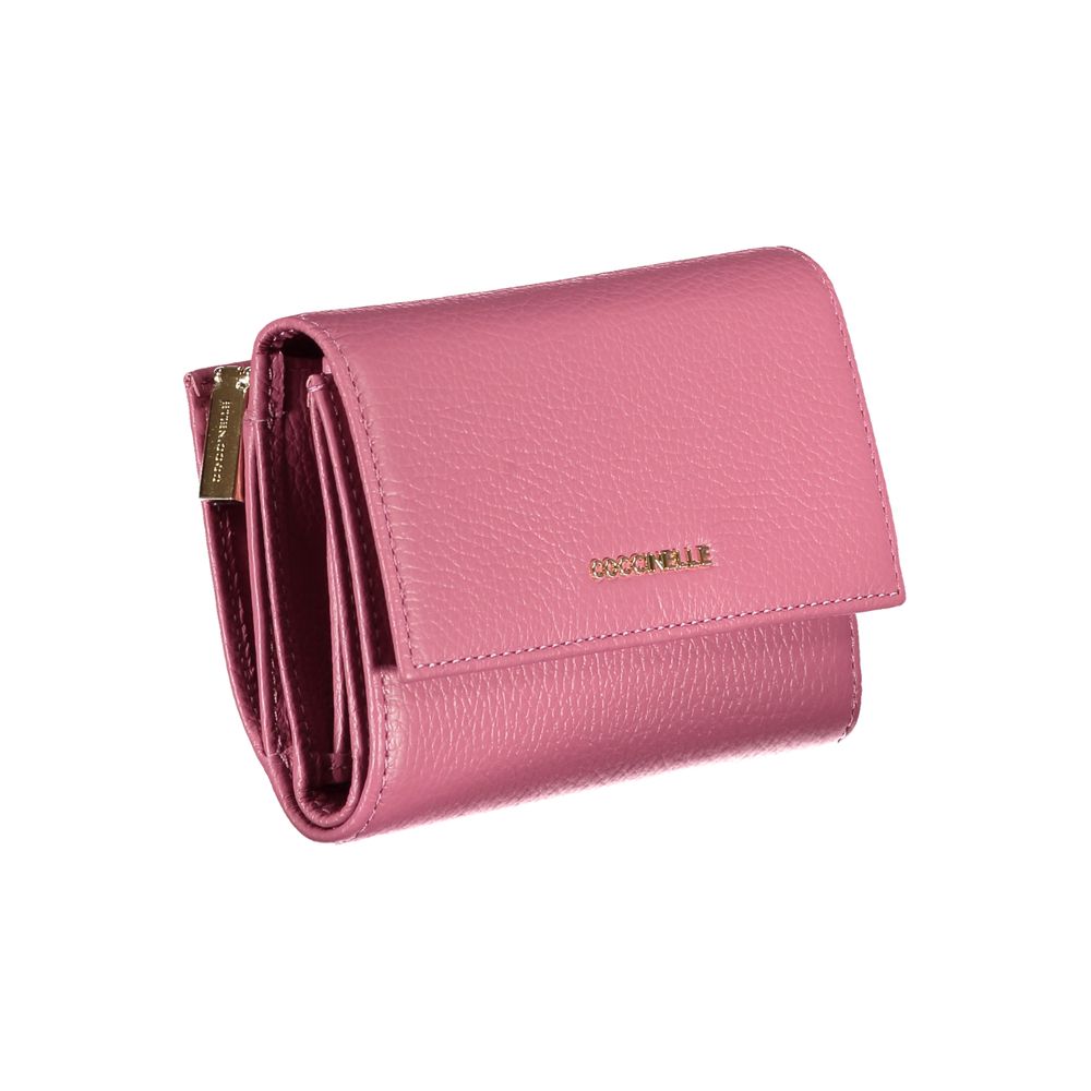 Coccinelle Pink Leather Wallet