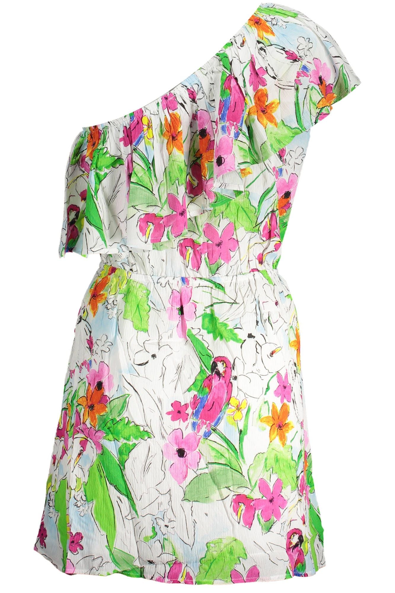 Desigual White Viscose Dress