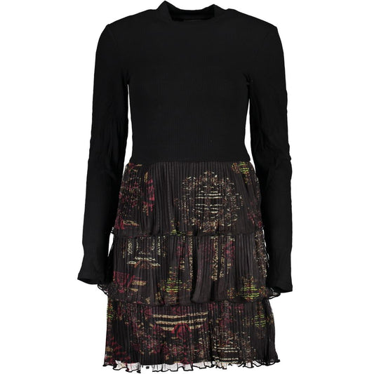 Desigual Black Polyester Dress