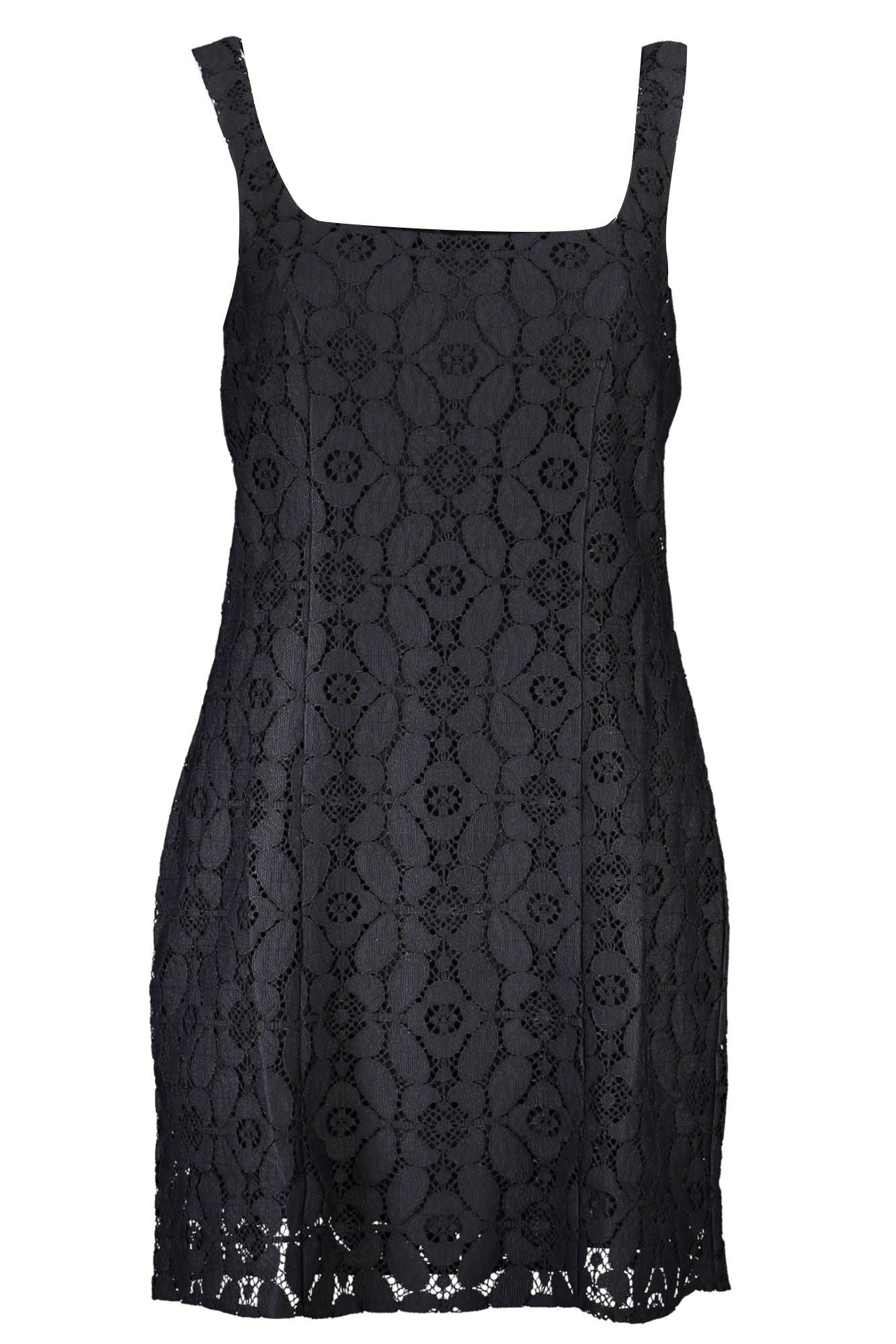 Desigual Black Polyester Dress