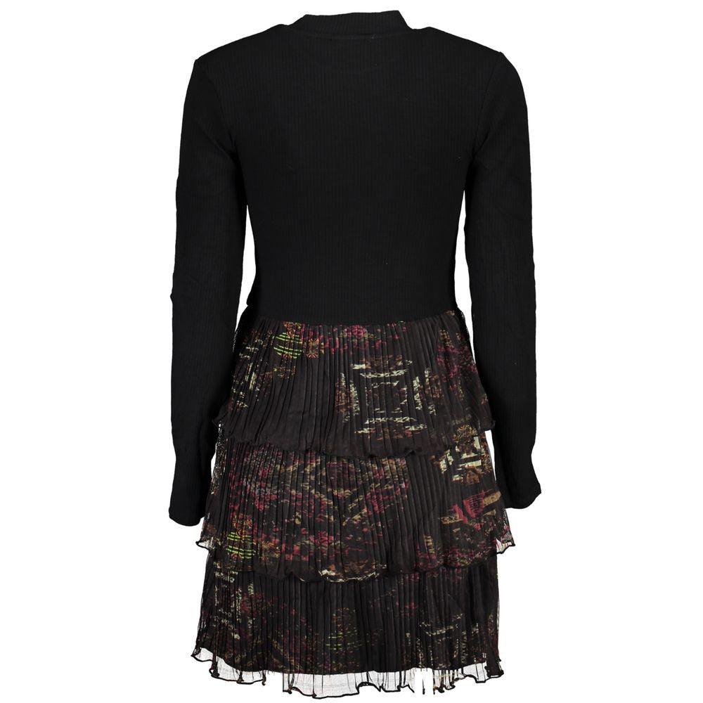 Desigual Black Polyester Dress