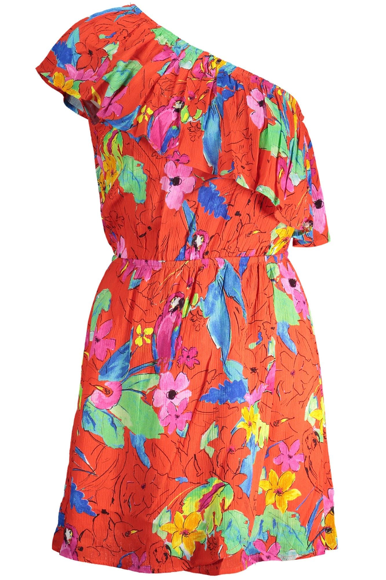 Desigual Pink Viscose Dress