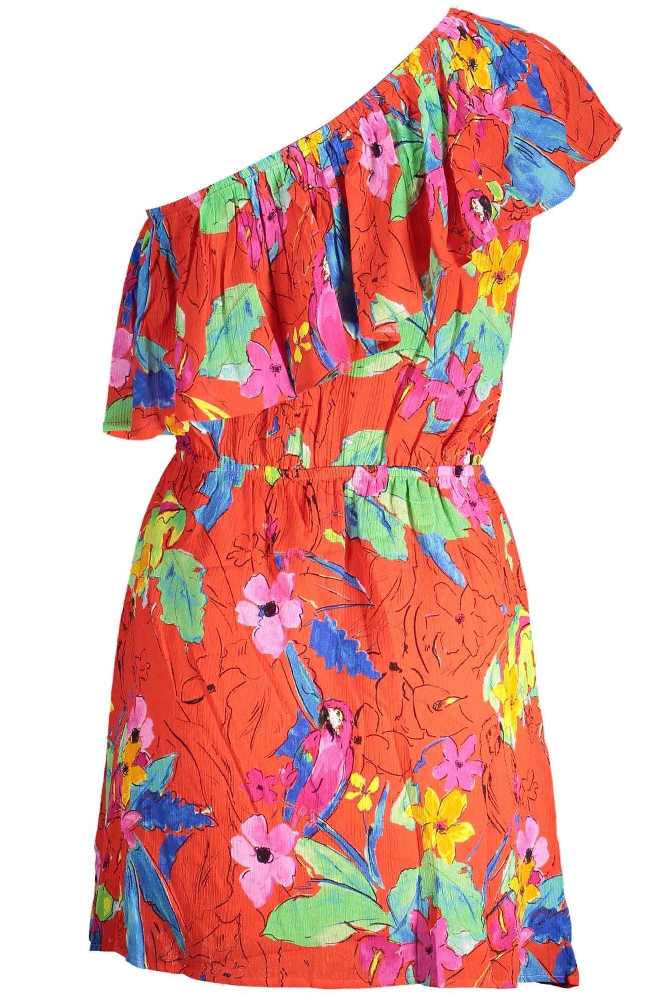 Desigual Pink Viscose Dress