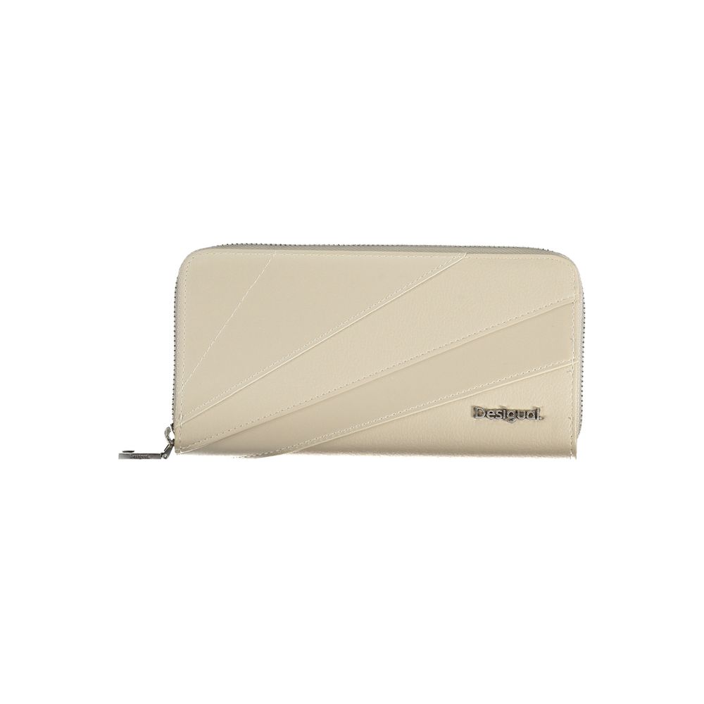 Desigual White Polyethylene Wallet