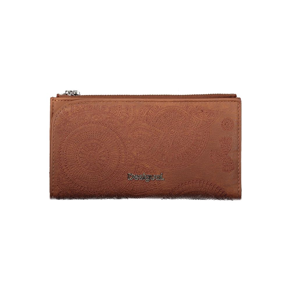 Desigual Brown Polyethylene Wallet