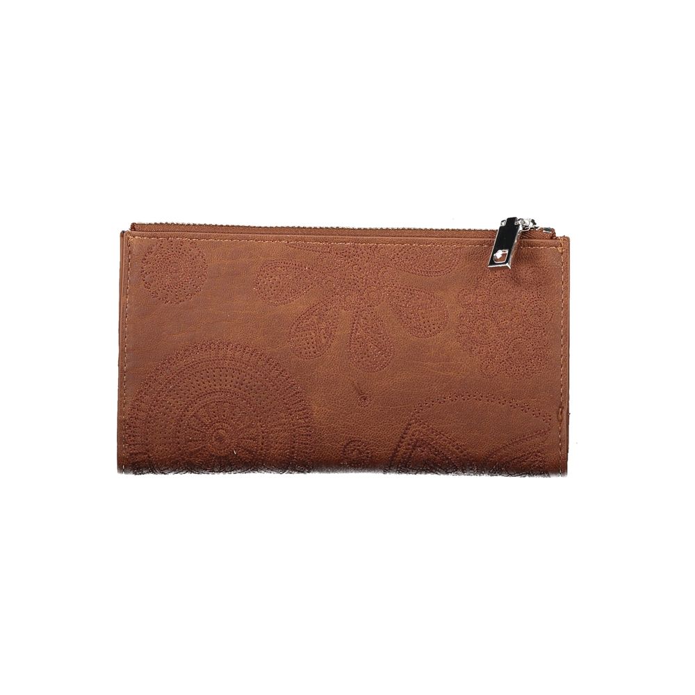 Desigual Brown Polyethylene Wallet