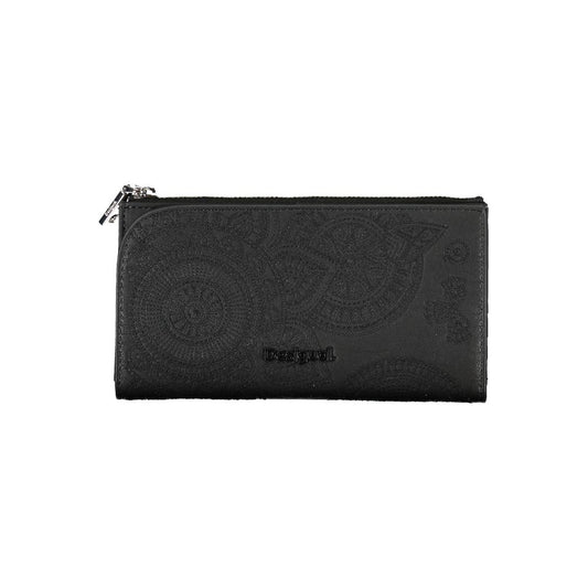 Desigual Black Polyethylene Wallet