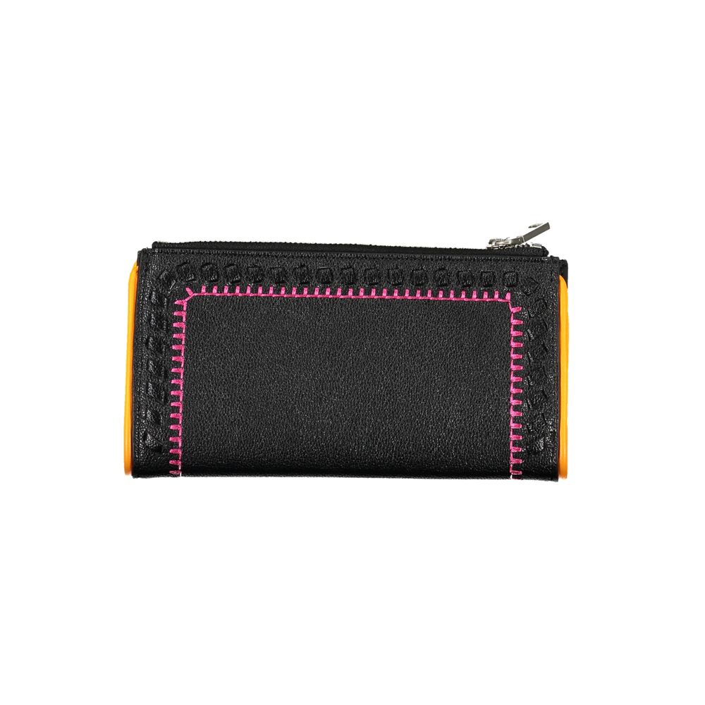 Desigual Black Polyethylene Wallet