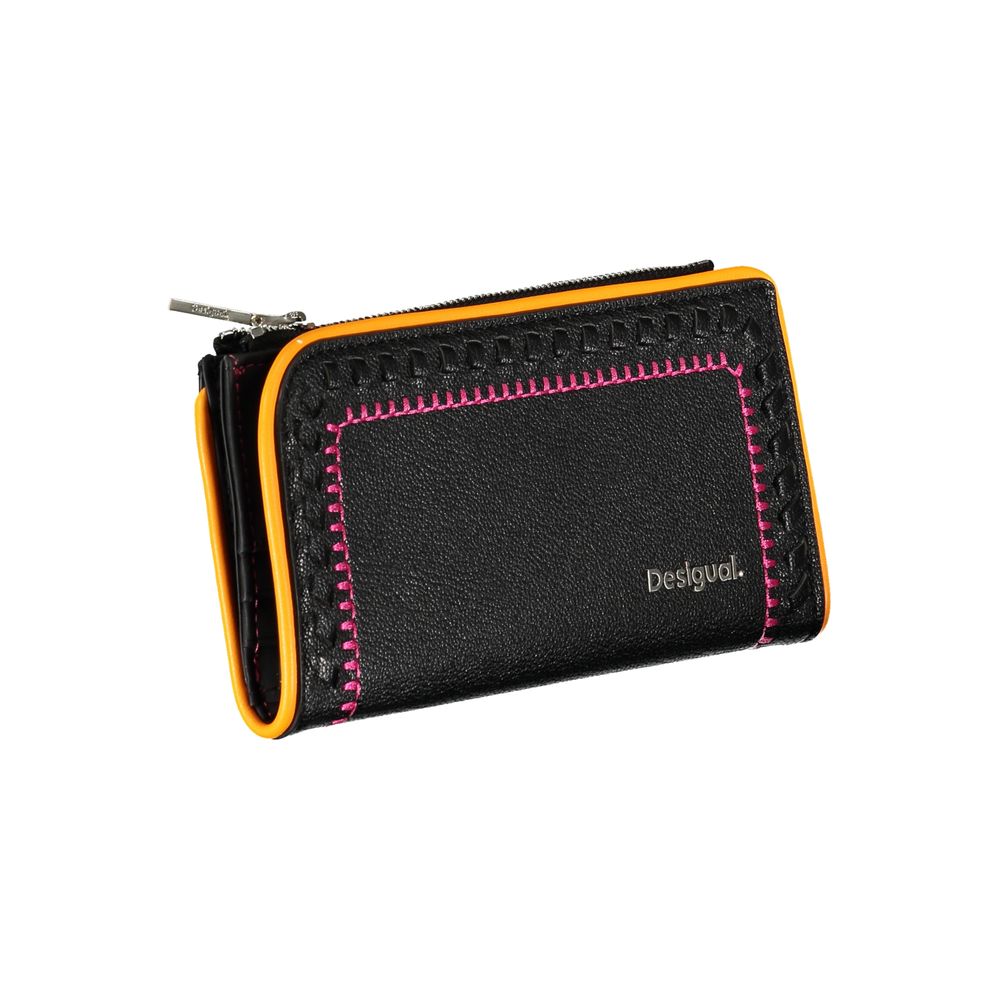 Desigual Black Polyethylene Wallet