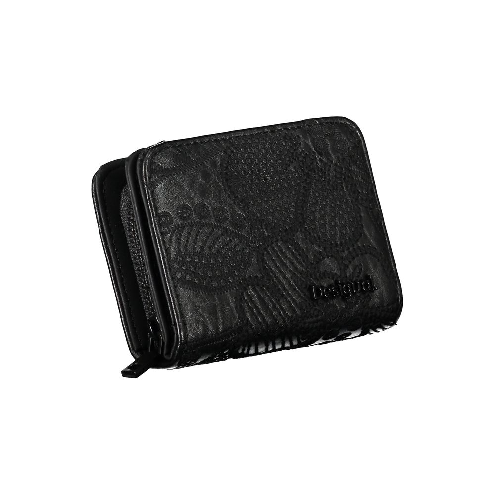 Desigual Black Polyethylene Wallet