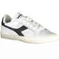 Diadora White Fabric Sneaker