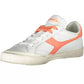 Diadora White Fabric Sneaker