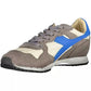 Diadora Gray Fabric Sneaker