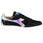 Diadora Black Fabric Sneaker