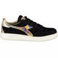 Diadora Black Fabric Sneaker