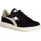 Diadora Black Fabric Sneaker