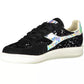 Diadora Black Fabric Sneaker