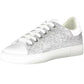 Emporio Armani Silver Polyester Sneaker