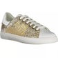 Emporio Armani Gold Polyester Sneaker