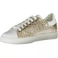 Emporio Armani Gold Polyester Sneaker