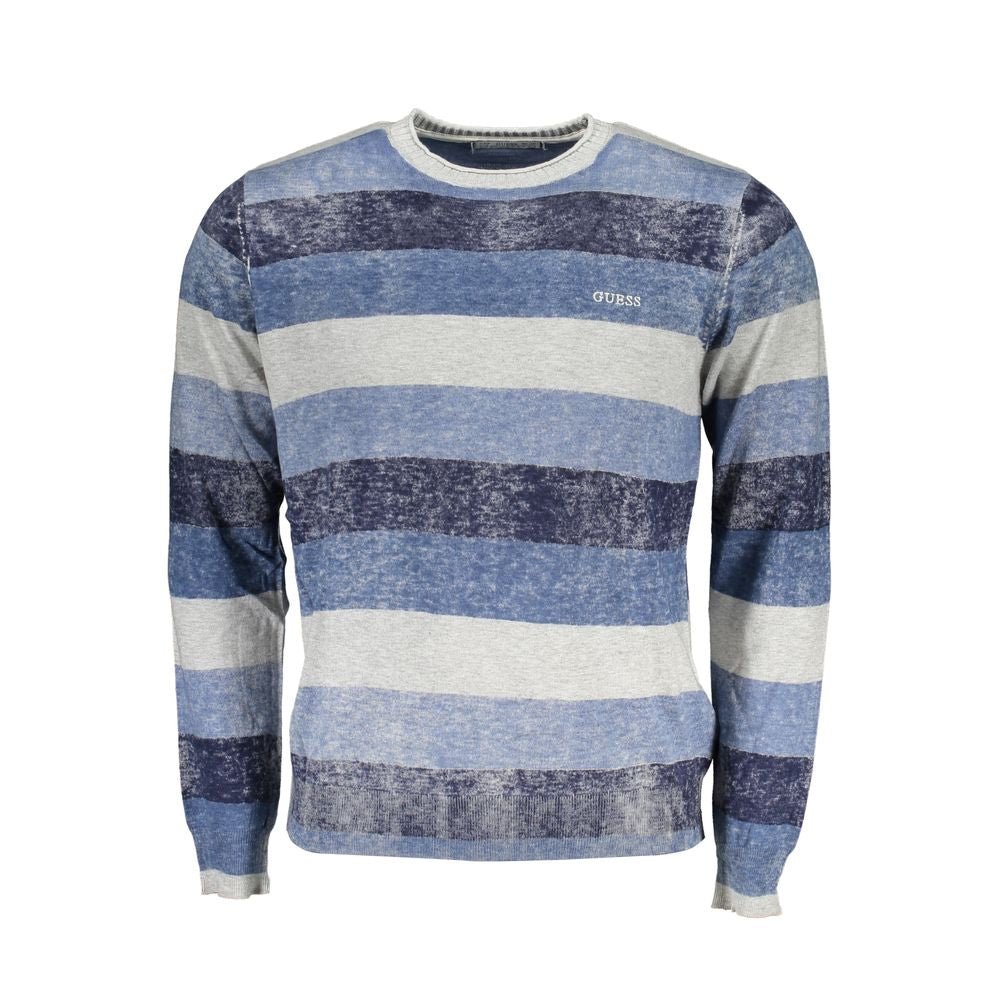 Guess Jeans Blue Cotton Sweater