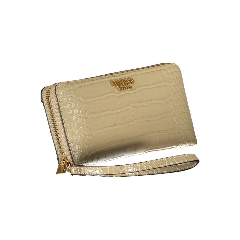 Guess Jeans Beige Polyethylene Wallet
