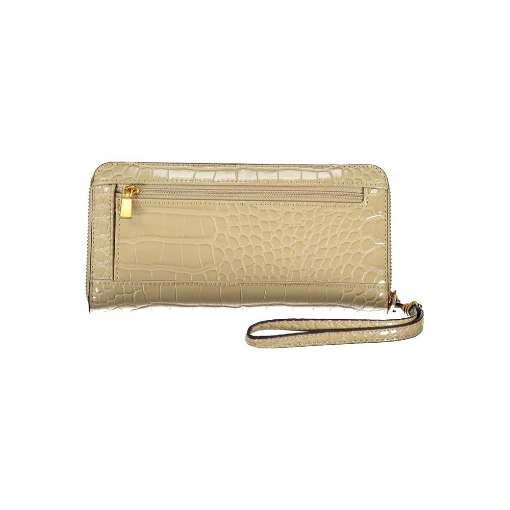 Guess Jeans Beige Polyethylene Wallet