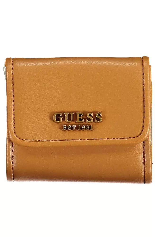 Guess Jeans Brown Polyethylene Wallet