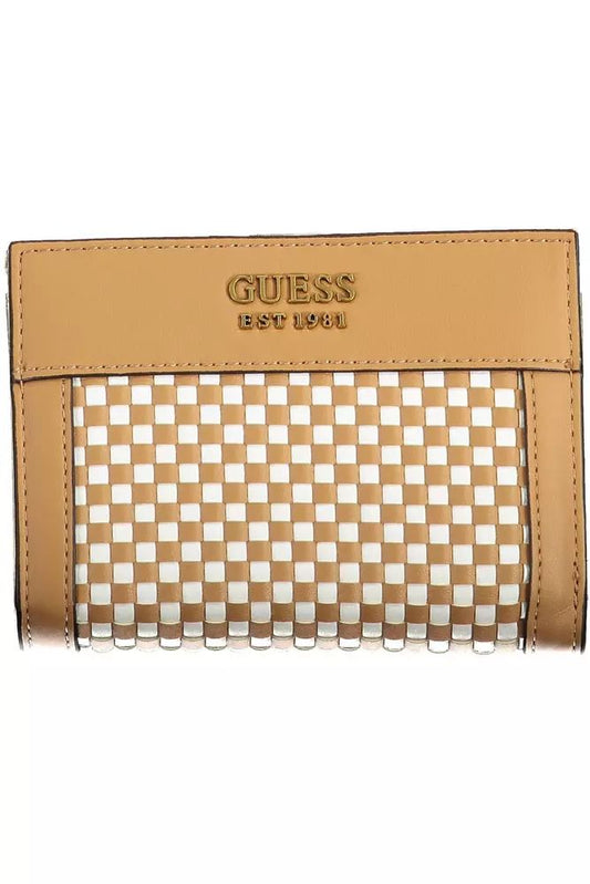 Guess Jeans Brown Polyethylene Wallet