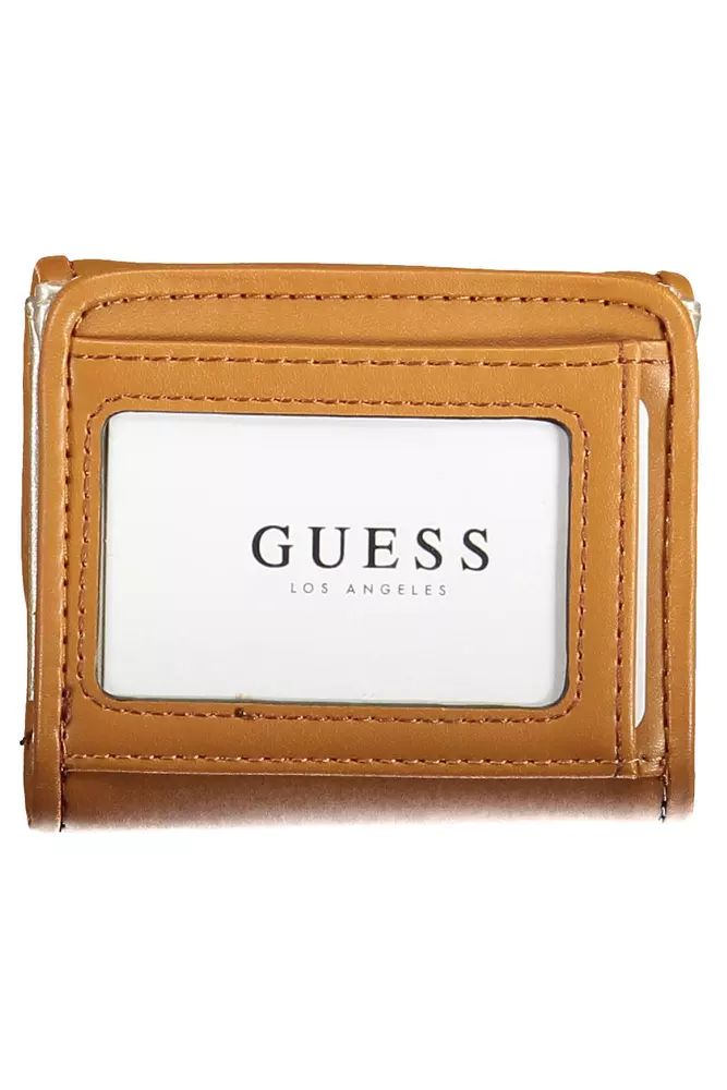 Guess Jeans Brown Polyethylene Wallet