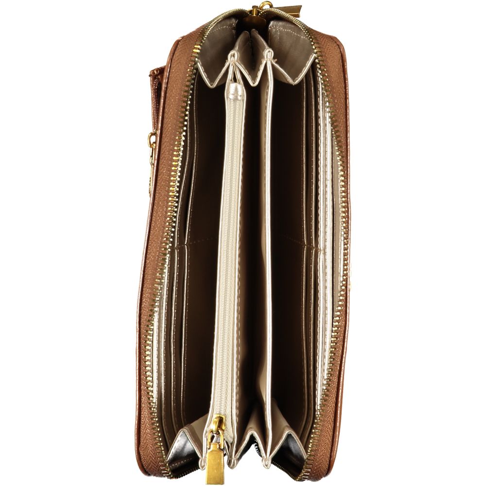 Guess Jeans Brown Polyethylene Wallet