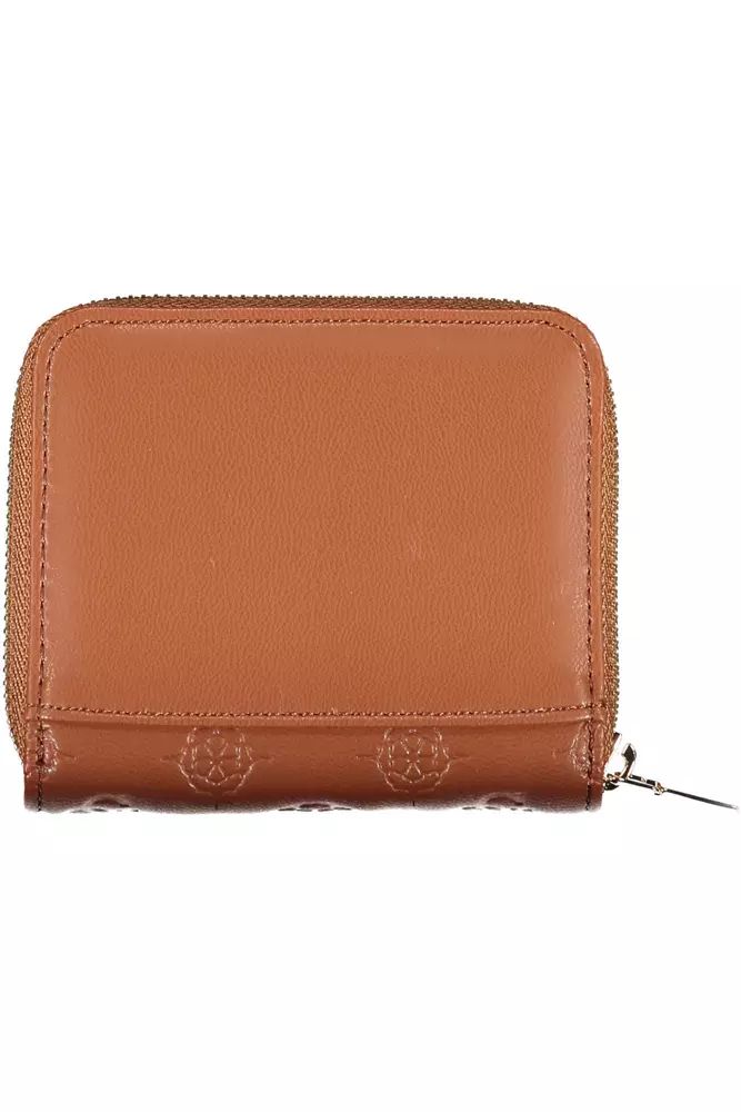 Guess Jeans Brown Polyethylene Wallet