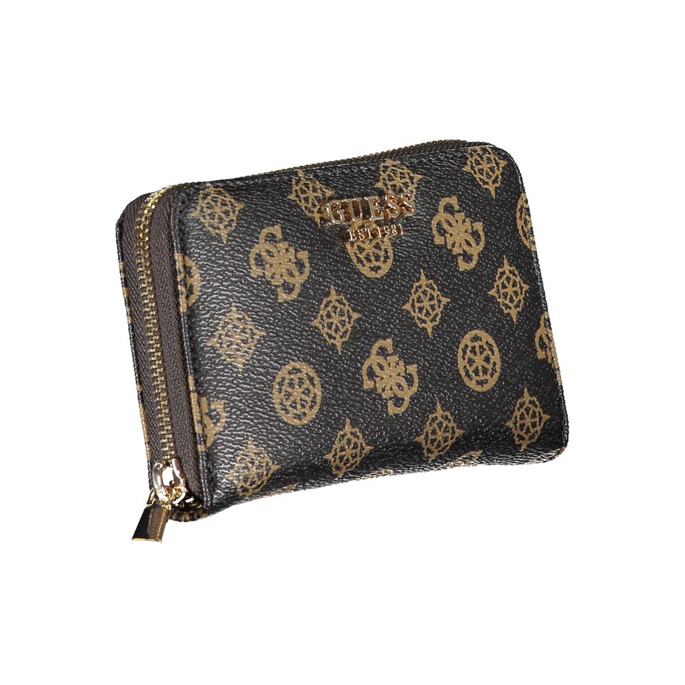 Guess Jeans Brown Polyethylene Wallet